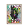 תמונת פוסטר עם מסגרת לבחירה גרפיטי KAWS