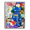 תמונת קנבס פופ ארט גרפיטי KAWS