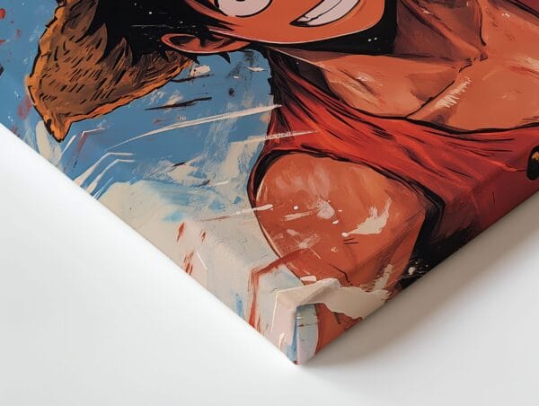 תמונת קנבס מרובעת אנימה לופי One Piece