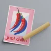 תמונת פוסטר עם מסגרת לבחירה וינטג׳ דגם just chillin'