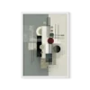 תמונת פוסטר עם מסגרת לבחירה אבסטרקט דגם 1
