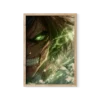 תמונת פוסטר עם מסגרת לבחירה אנימה ארן Attack On Titans דגם 3