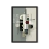 תמונת פוסטר עם מסגרת לבחירה אבסטרקט דגם 1