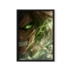 תמונת פוסטר עם מסגרת לבחירה אנימה ארן Attack On Titans דגם 3