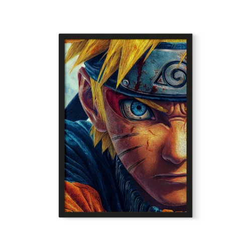 תמונת פוסטר עם מסגרת לבחירה אנימה נארוטו Naruto דגם 2